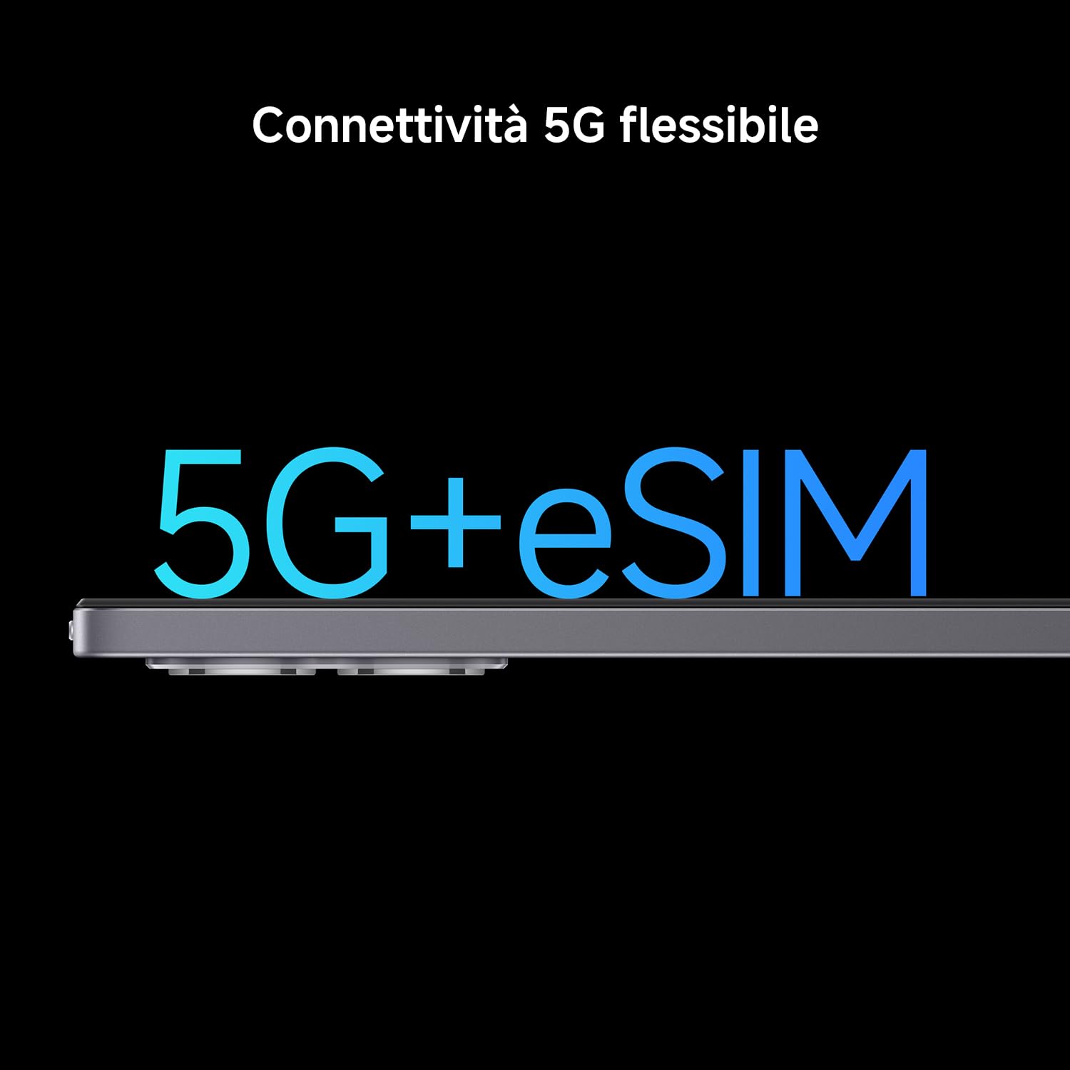 Xiaomi Redmi Pad 2 Pro 5G, 8+256GB, Display 2.5K 120Hz super nitido da 12,1", Batteria da 12.000mAh, Processore 4nm con 5G, Dolby Atmos, Grafite Grigio, Garanzia 2 anni, Caricatore non incluso