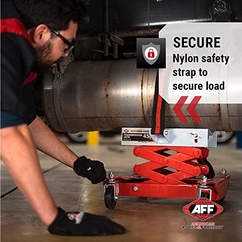 Aff Heavy Duty Transmission Jack (Multiple Weight Capacities) - Constructed With High-Grade Steel, Red, 450 Lbs Capacity #TOP4