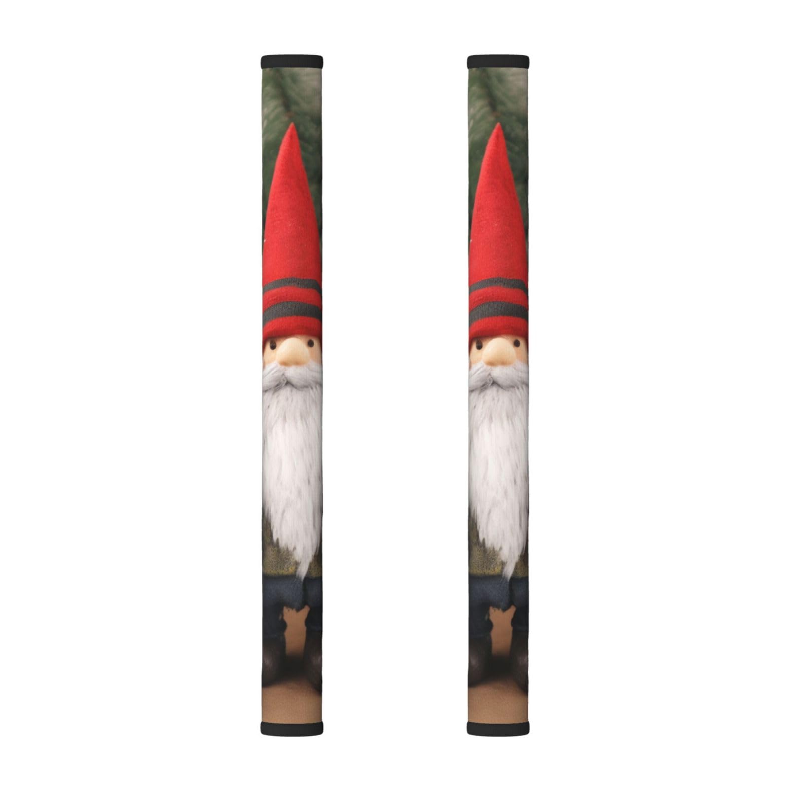 Vgfjhndf Santa Claus Gnomes Refrigerator Door Handle Covers 2-Pack, Printed Protect And Decorate For Fridge Ovens Dishwashers