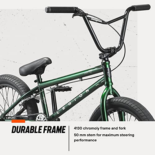 image for Mongoose Legion L100 Freestyle BMX Bike for Advanced-Level Riders, Adu