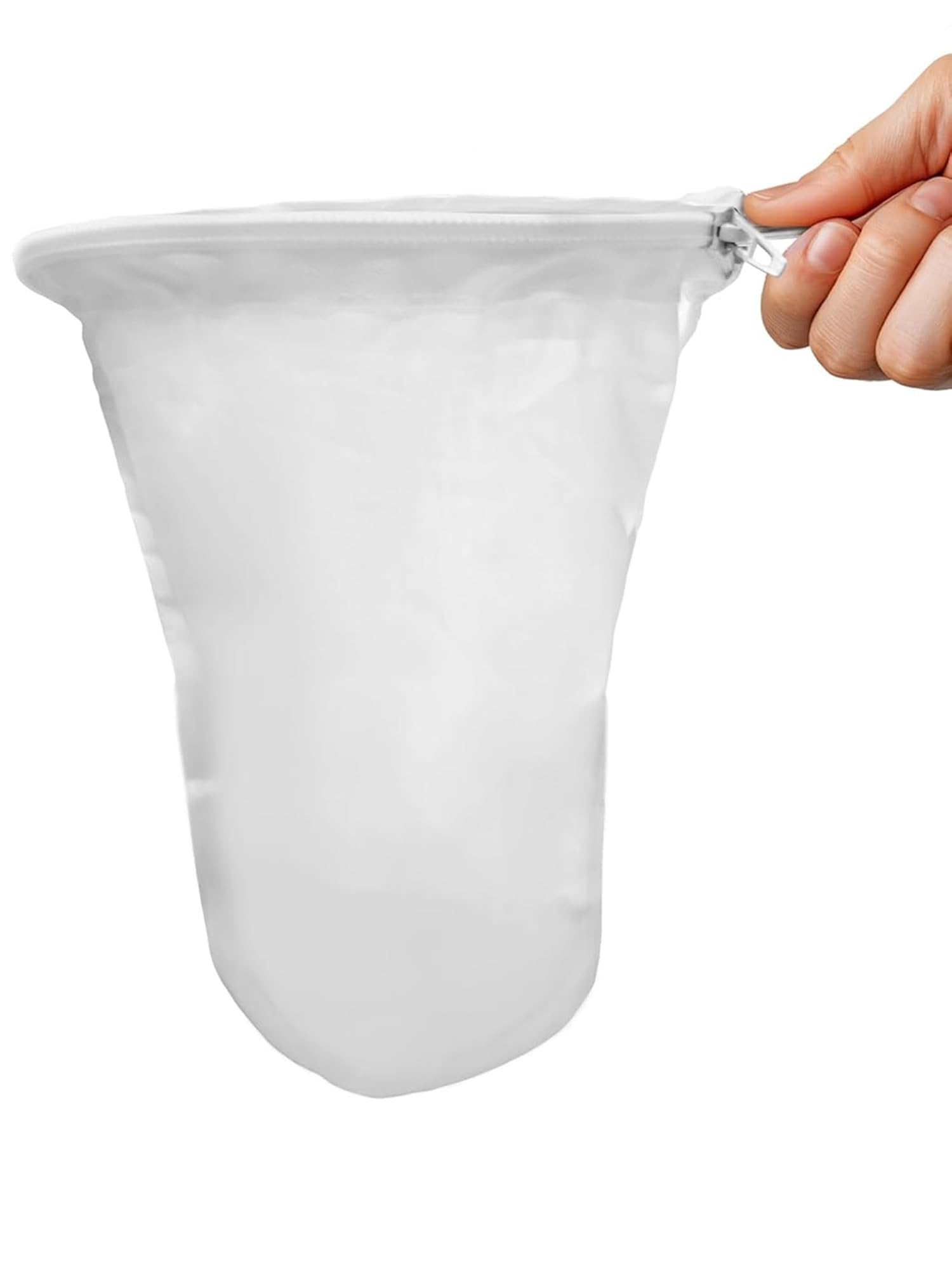 5.3" Large Thai Tea Strainer - Ultra Fine Mesh Сloth Strainer, with Stainless Steel Handle, Reusable, Easy to Clean - Coffee & Tea Filter Suitable for Milk, Juice, Vine & Сottage Сheese Filtering