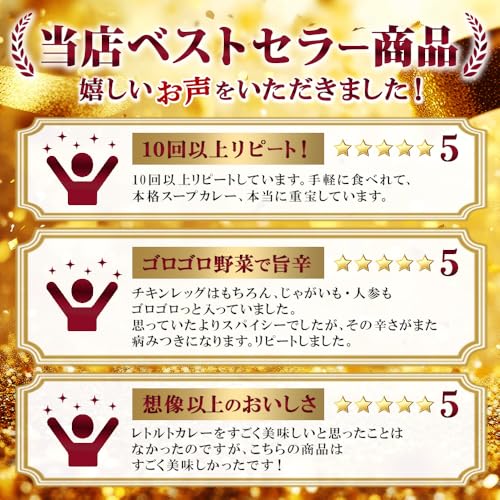 北国からの贈り物 チキンレッグスープカレー 300g×4食