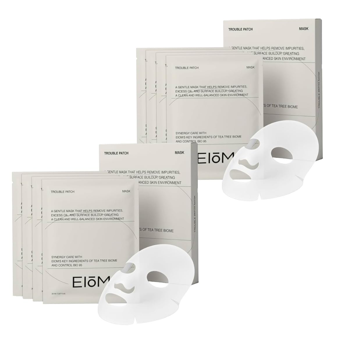 Amazon.co.jp: イオム Eiom トラブルパッチマスク4枚入り×2セット/国内