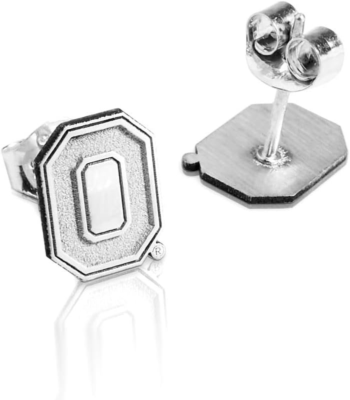 PicturesOnGold.com Officially Licensed Pair Of Ohio State O Logo Earrings
