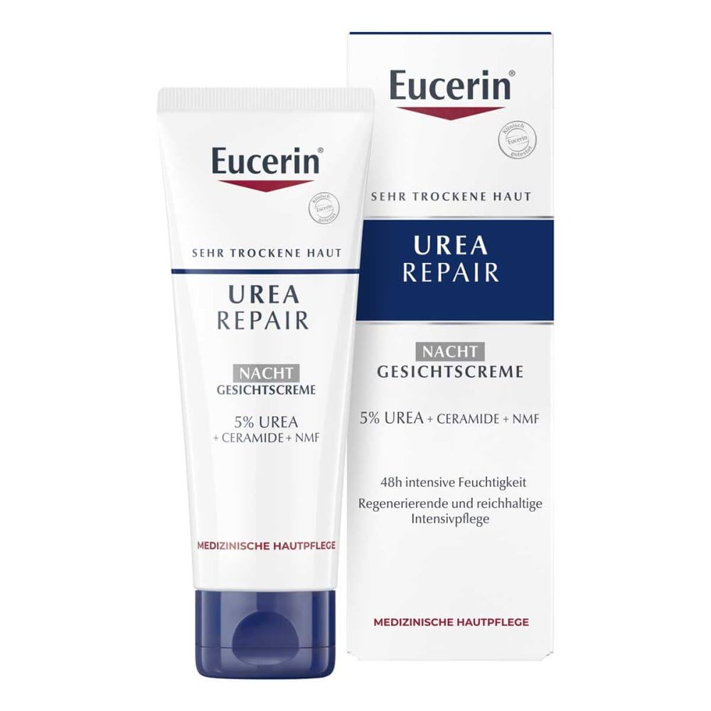 Eucerin Urea Repair 5% Nacht Gesichtscreme, 50 ml Crema