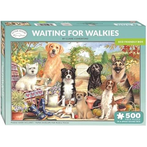 Waiting For Walkies 500 Piece Jigsaw Puzzle Cover