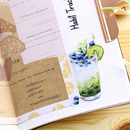 Watercolor Sweets Ice Drinks Beverage Diy Planner Stickers Decals, Decorative Scrapbooking Embellishment Supplies, Adhesive Art Craft Gift For Journal, Diary, Notebook, Letters, Calender, Card Making #TOP5