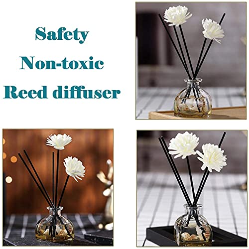 100 palitos difusores de aromaterapia negros de 7 pulgadas miniatura 6