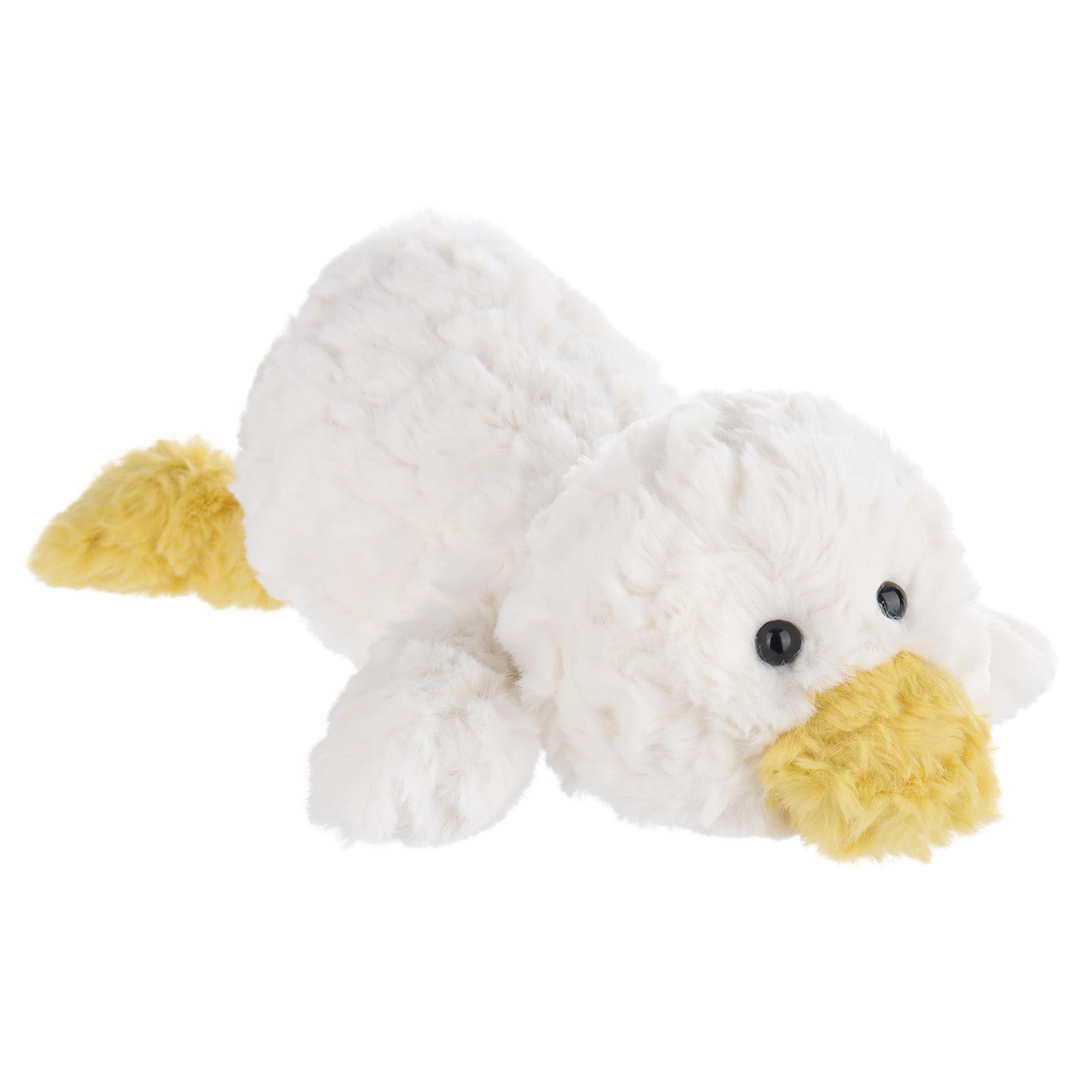 Apricot Lamb Stuffed Animal lying duck yellow, Soft Toys Plush Cuddly Perfect for Child 11.0 Inches