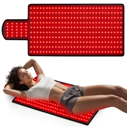 LITDUCK Body Red Light Therapy Mat, Eligible Red Light Therapy Blanket, 325pcs 2in1 LEDs(660nm&...