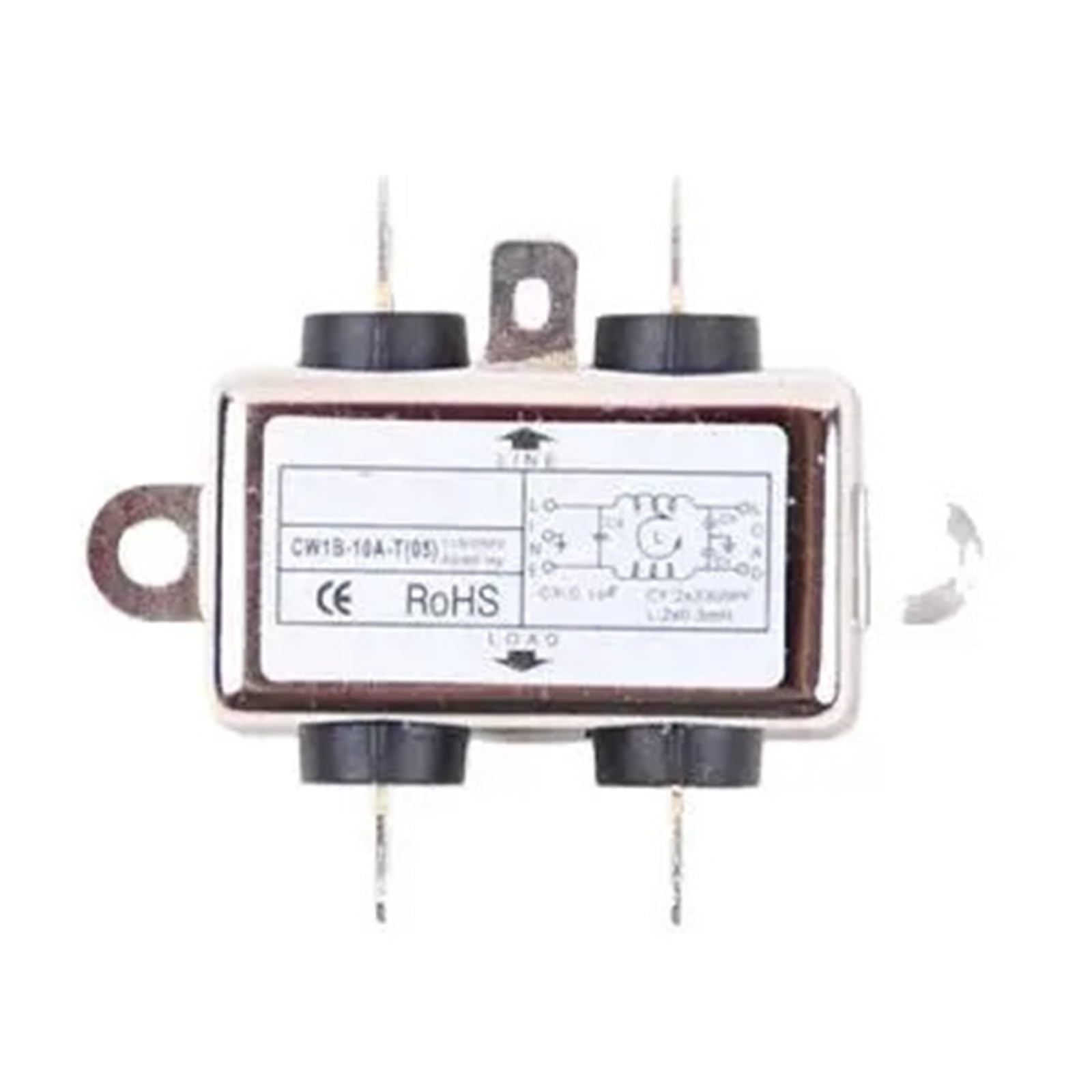 MBPAIHOP CW1B-10A-T 10A 115V 250V 50/60HZ power Filter CW1B-3A-T CW1B-6A-T(CW1B-6A-T)