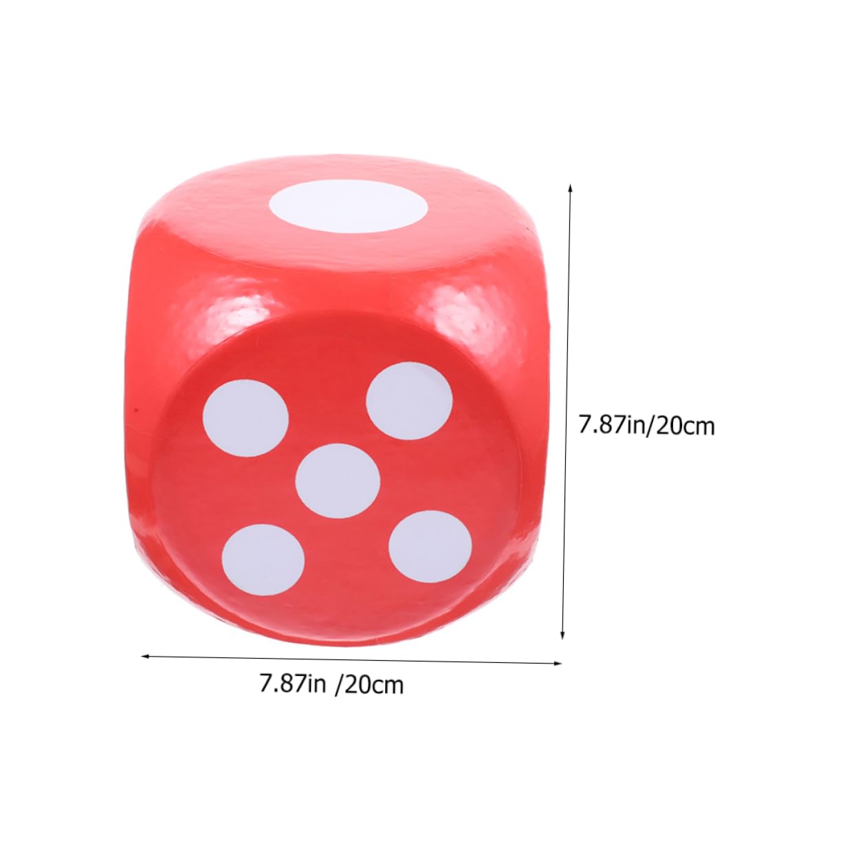 Kisangel Dadi Giganti Di Schiuma Da 20 Cm, Dadi Colorati Per Giochi Educativi e Feste, Dado Leggero e Portatile Per Attività Ludiche in Casa, Scuola e Riunioni Sociali