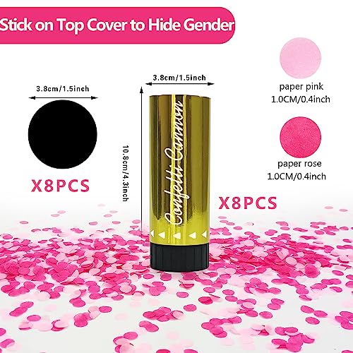 Image of Party Confetti for Wedding Birthday Graduation Baby Shower Anniversary Christmas New Year's Kids Fun Party Supplies Decorations and Favors (Pink)