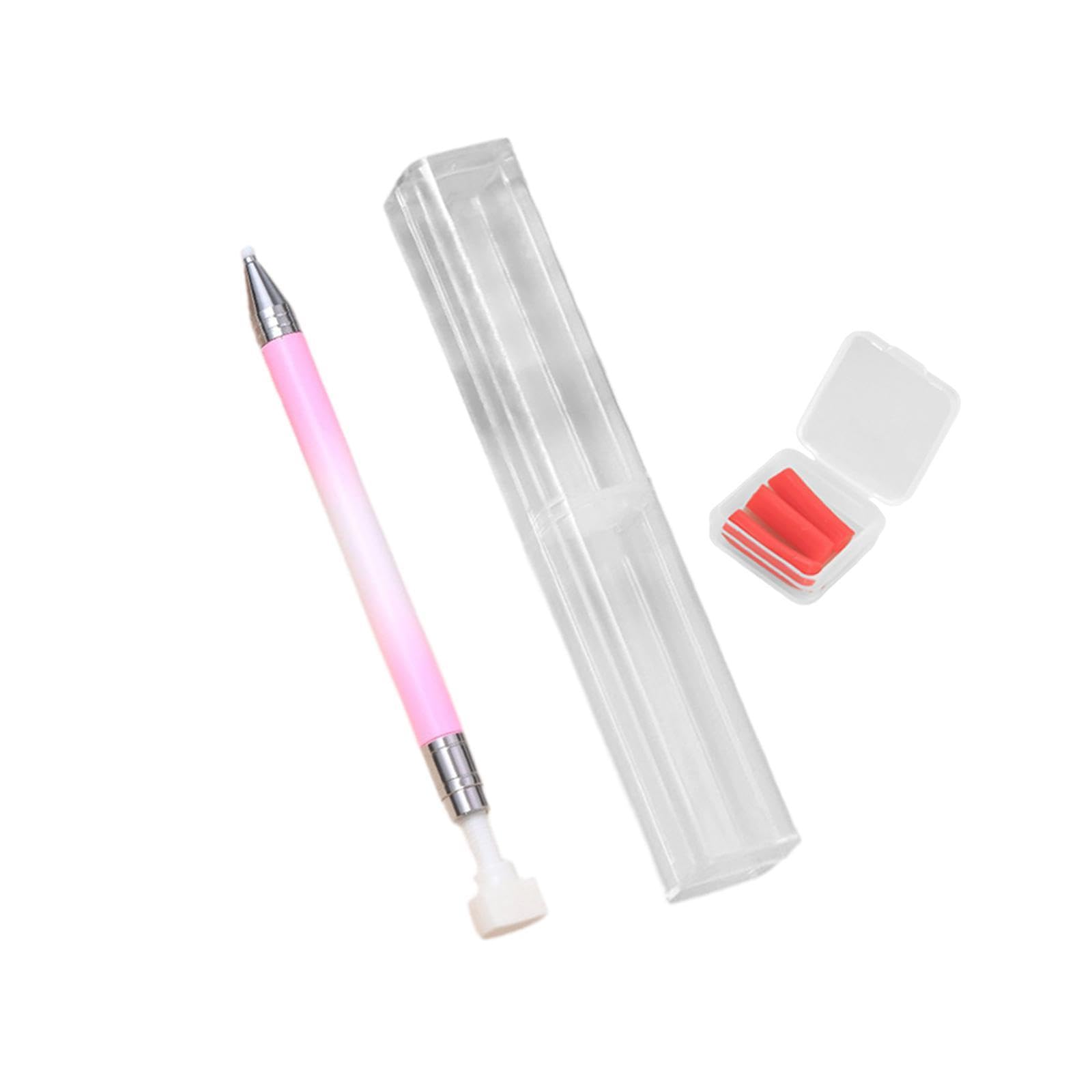 Rhinestones Picker Tool Convenient Refillable Multifunction DIY Nail Art Tool pink-image-39
