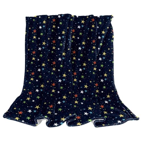 Couverture polaire étoiles pour réchauffer vos soirées cocooning sur le canapé - 2