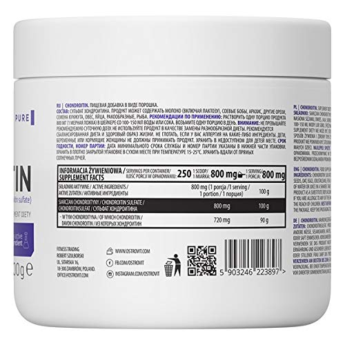 Poudre de chondroïtine - 800mg - 200g OstroVit