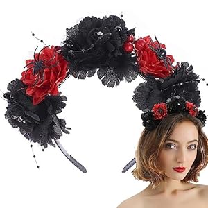 Duqulle Opaska Halloween 1 Kwiatowa