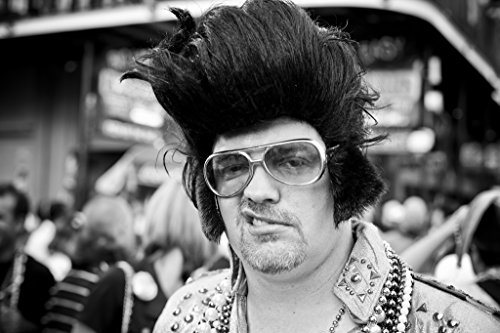 Rock And Roll Sunglasses - 2 pcs - Gold Style with sideburns2