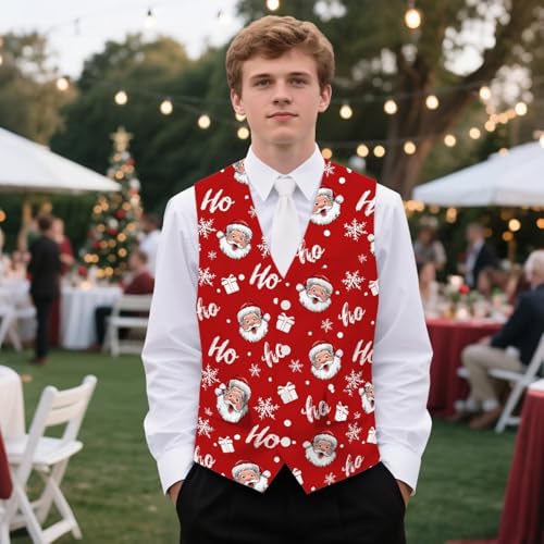 Men's Suit Vest Business Formal Dress Suit Slim Fit Work Wedding Blazer Waistcoat with Pockets for Suits Tuxedo4