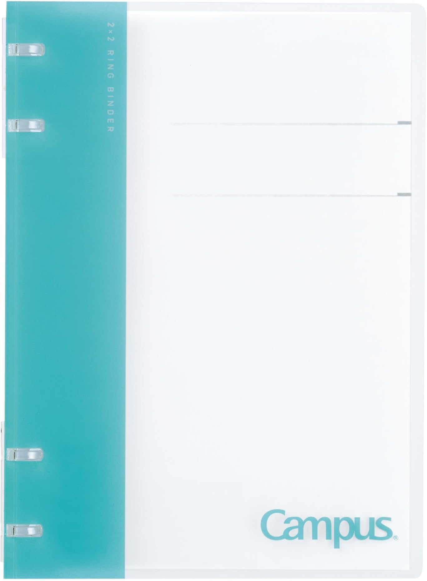 Loose Leaf Binder A5 Campus Notebook Binder 2x2 Ring Light Blue L-NP134LB