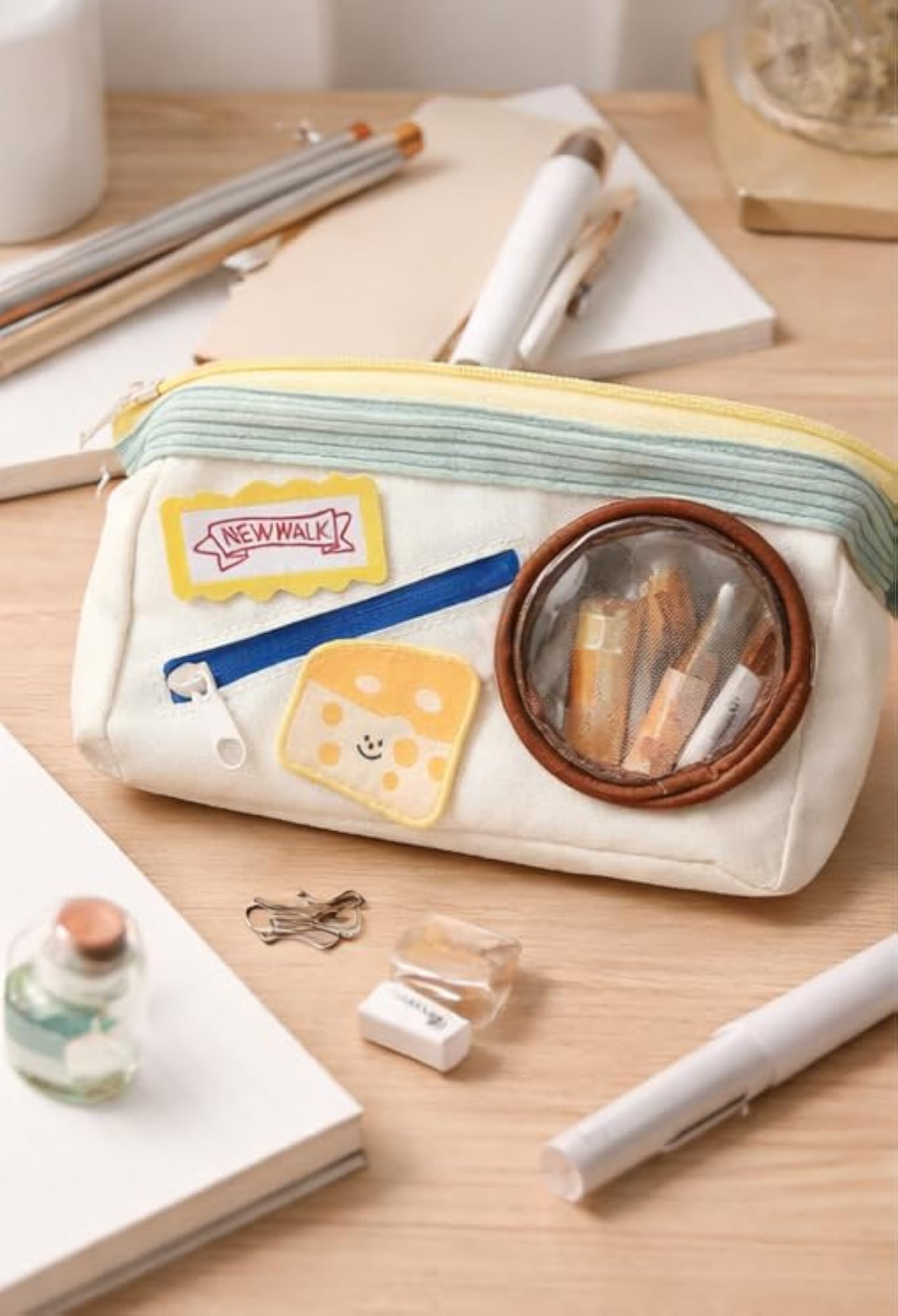 Cute Pouch Combo Set for Girls Mini Pencil Pouch Organizer