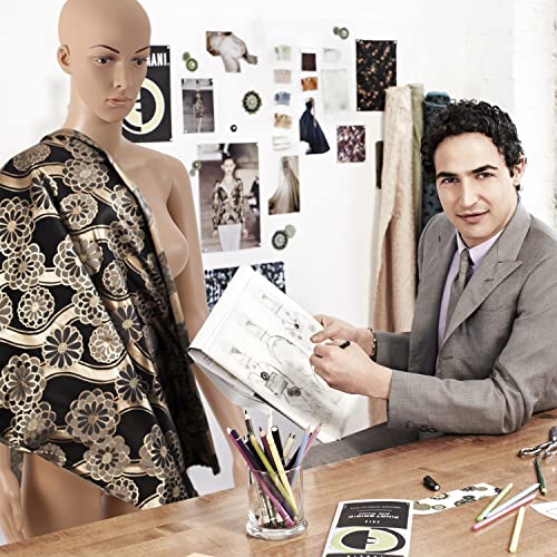 Hcy Mannequin Body, Female Mannequin Full Body 69 Inch Model Mannequin Stand Dress Form Sewing Dress Adjustable Mannequin Clothing Form Mannequin Display Head Arm Rotation Metal Base (Hc-Mk-175) #TOP5