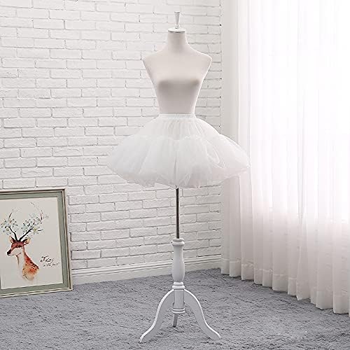 Women's 50s Vintage Hoopless Petticoat Adjustable Drawstring Waist Puffy Underskirt Lolita Halloween Rockabilly - Image 2