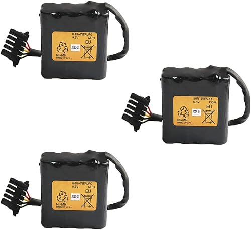 BALOLO - Batería recargable FDK 8HR-4/3FAUPC 9.6V 4500mAh para batería Okuma Robot E5503-07E-001/MB4000 (paquete de 3)