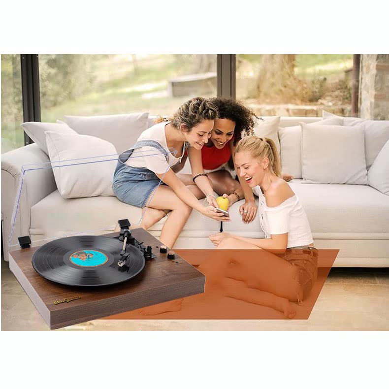 SONLED Tourne-Disque en Vinyle, Platine Vinyle à 3 Vitesses entraînée par Courroie Bluetooth, lecteurs de disques rétro… - Les Beatles, Paul McCartney, John Lennon, RIngo Starr, George Harrison SONLED Tourne-Disque en Vinyle, Platine Vinyle à 3 Vitesses entraînée par Courroie Bluetooth, lecteurs de disques rétro… – Image 6