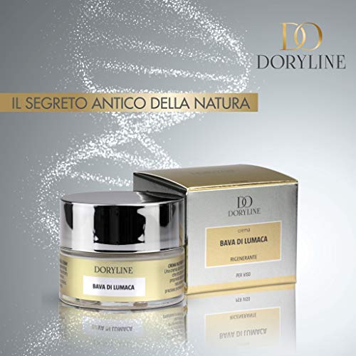 DORYLINE Crema Facial PROFESIONAL de Baba de Caracol 50ml, Antiarrugas Excepcional 100% Made in Italy, Crema Nutritiva e… - Imagen 3