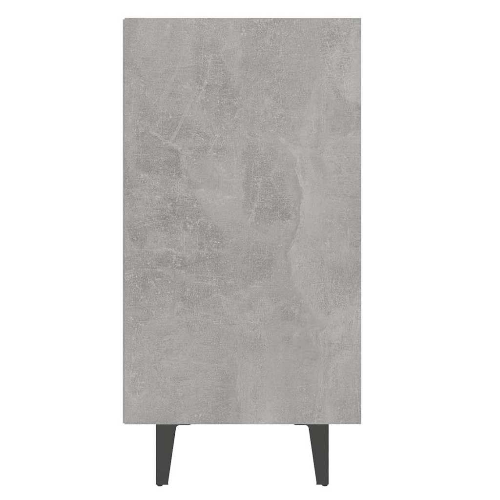 Credenza grigio cemento, 103,5 x 35 x 70 cm, comò con 6 scomparti