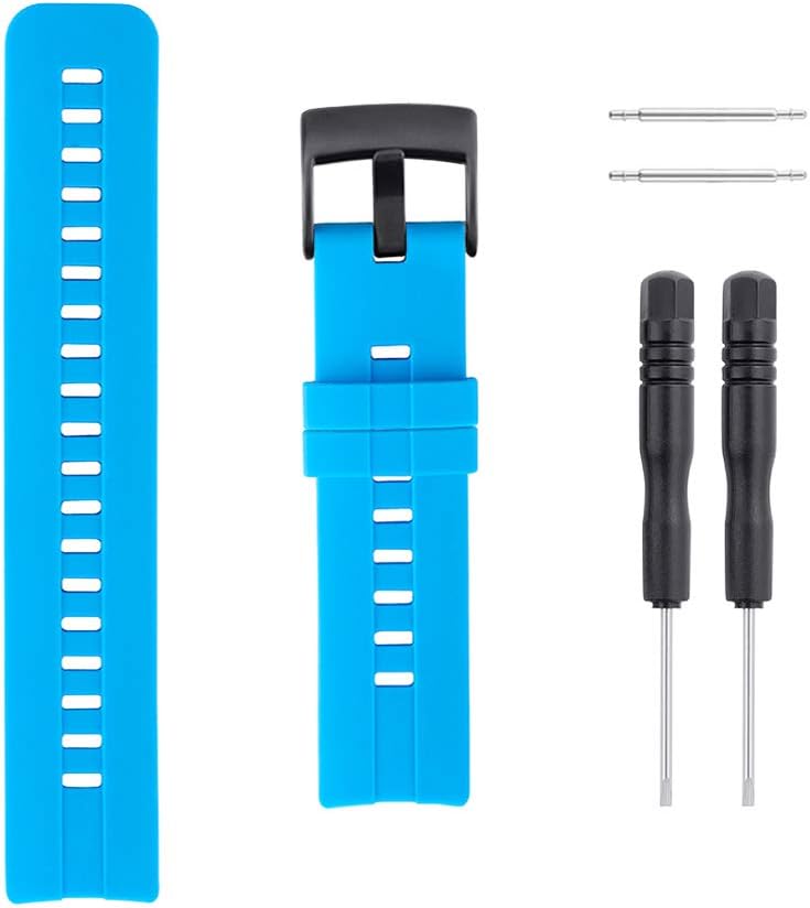 Watch Bands Compatible with Suunto Spartan Sport HR, Classic Soft Rubber Replacement Wrist Strap for Suunto Spartan Sport HR Smart Watch Band (Orange)