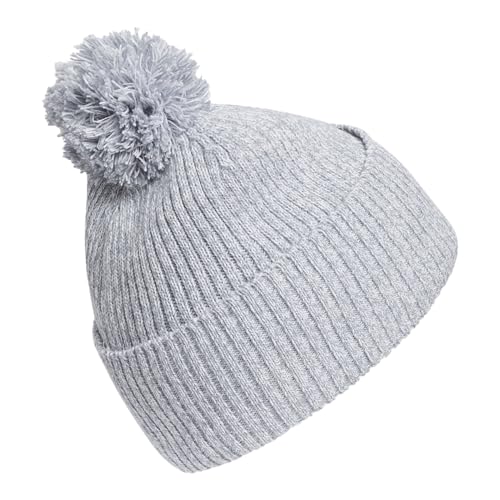 Image of adidas Men's Recon Ballie Pom Beanie | Warm Double-Layer Knit, Soft Stretch Fabric, Snug Coverage, Cold-Weather Ready