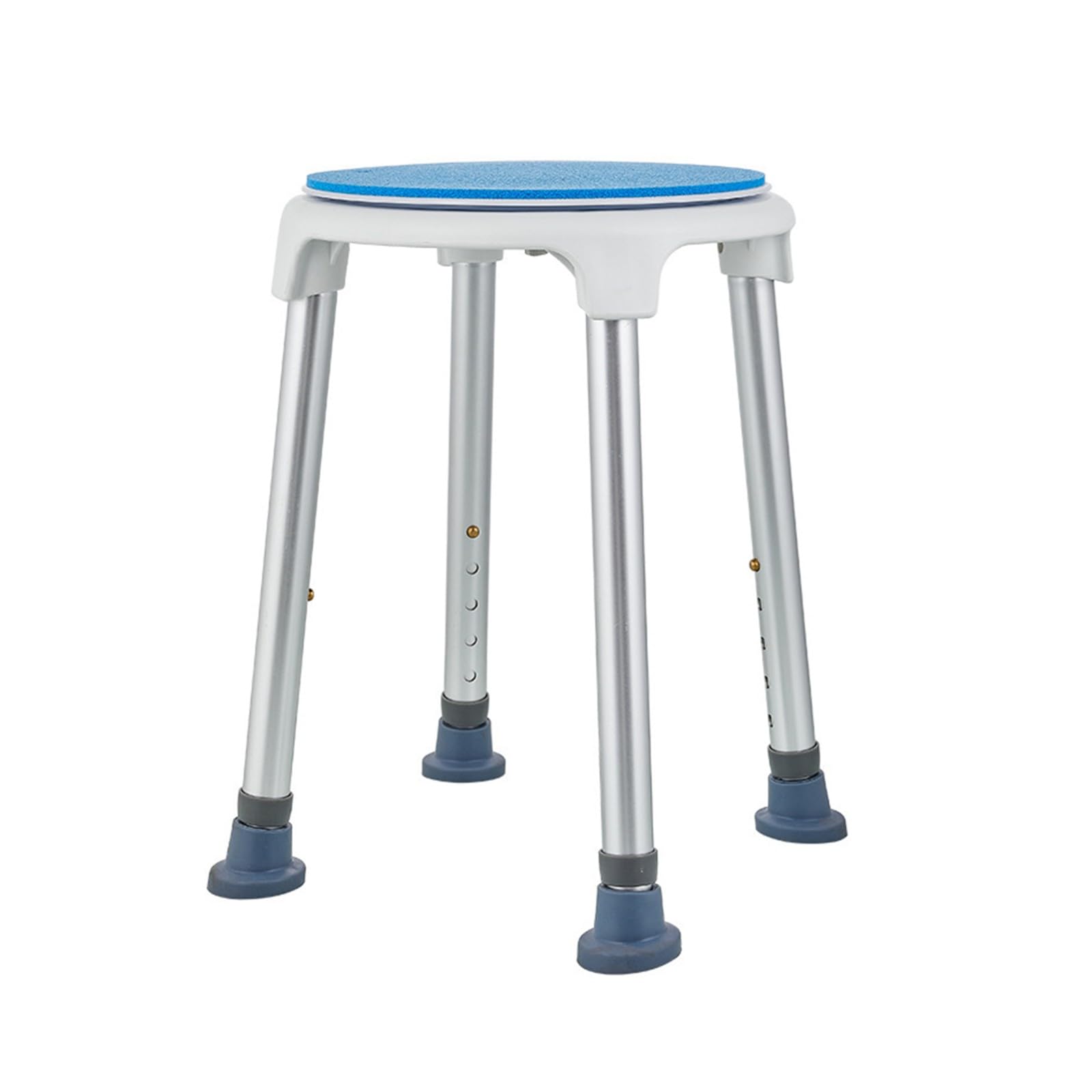 Taburete De Ducha Giratorio 360°,Taburete Redondo De Ducha Altura Regulable para Personas Mayores Asientos De Ducha para Ancianos, Embarazadas, Discapacitados, Lesionados