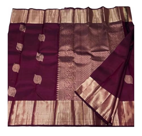 Avantika Fashion Women's Kanjivaram Pure Silk Banarasi Sarees With Blouse Piece