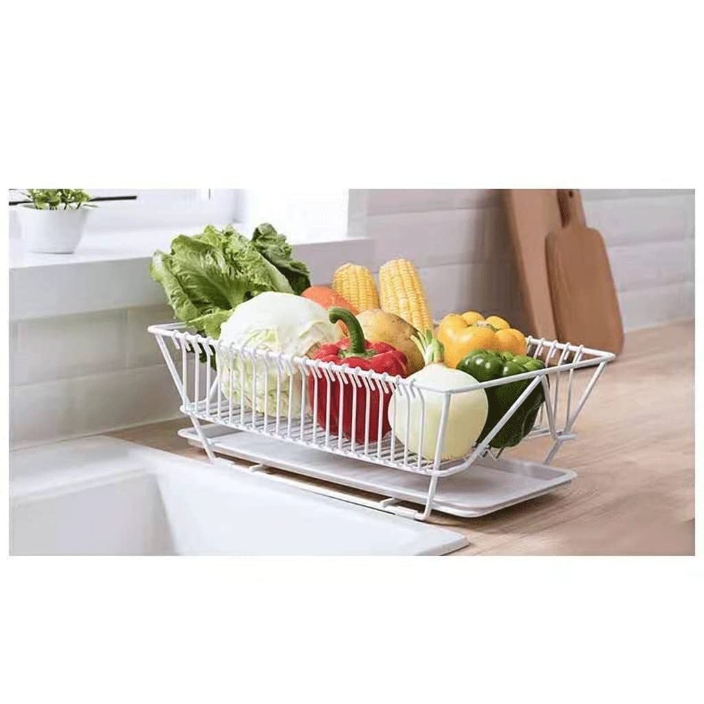 NEBE Escurreplatos Organizador de vajillas, Estante de Secado de Cubiertos, Taza de Plato de Cocina Taza de Secado, Estante de Secado Escurridor de Platos(B)