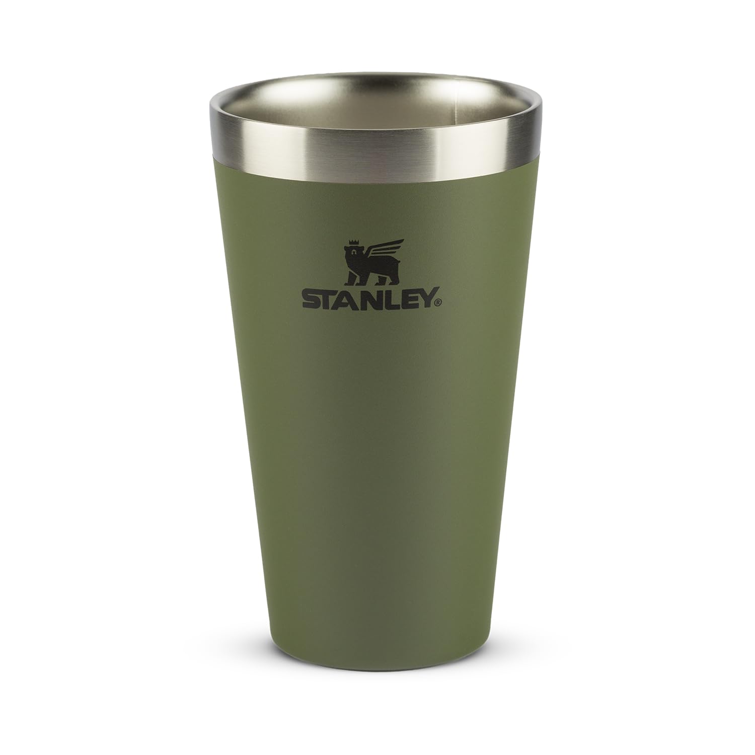 Stanley - Copo Térmico Texturizado para Cerveja, 473ml, para Bebidas Quentes ou Frias, Dried Pine