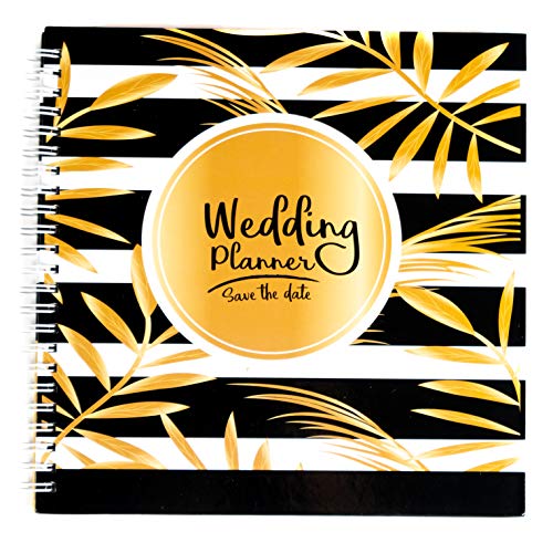 The Ultimate Wedding Planner - Organize The Wedding Of Your Dreams. Hardcover, 80 Pages. Checklists, Party Planner, Budget Organizer, Bridal Shower, Rehearsal Dinner, Suppliers, Honeymoon & Much More #TOP9
