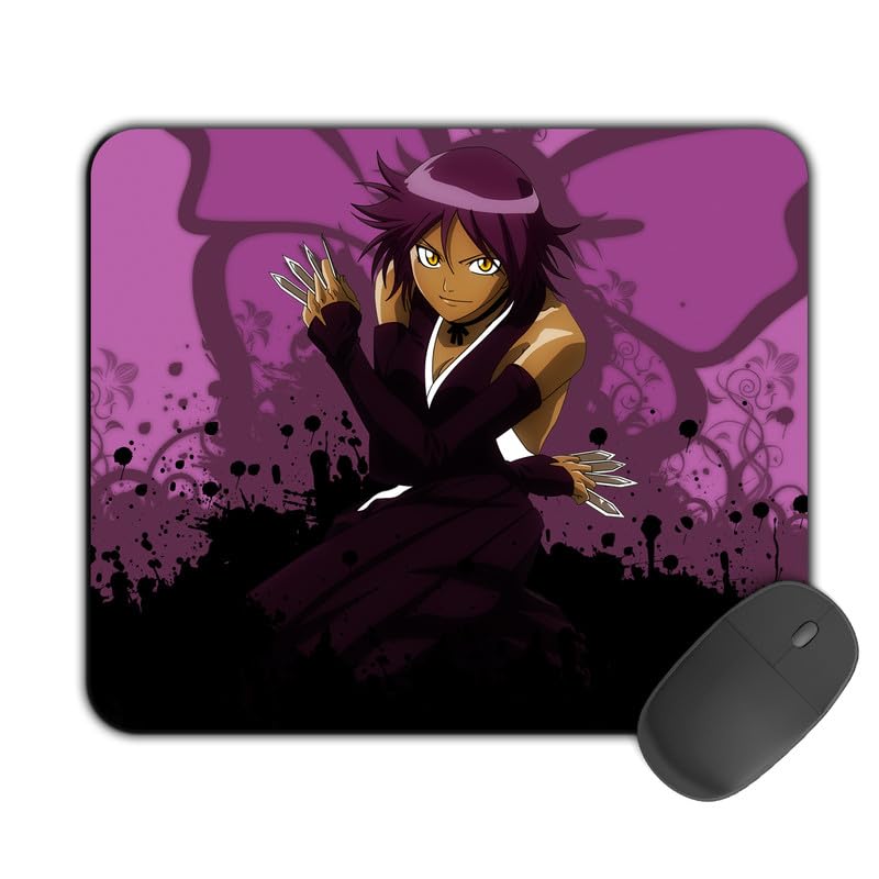 Image of Printed Designer Mouse Pad Yoruichi Shihoin (200MM X 240 X 3MM) Enhance Gaming and Work Performance Comfortable and Precise Non-Slip Water Proof Bleach Mouse Pad.