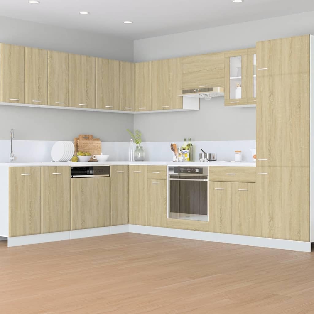 vidaXL Armadio Inferiore Cassetto “Lyon” Rovere Sonoma 60x46x81,5