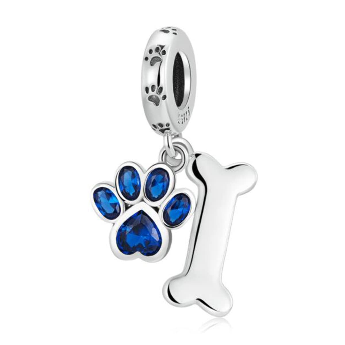 MEETCCYAnimal Bead Charm Bracelets for Women Sterling Silver Giraffe Butterfly Unicorn Cat and Dog Charms for Bracelets or Necklace