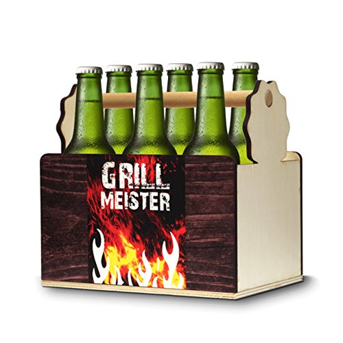 Produktfoto von Lustige Bierträger mit Grillzange und Flaschenöffner | Männerhandtasche für Bier | Bier-Geschenk für Flaschen |&hellip;