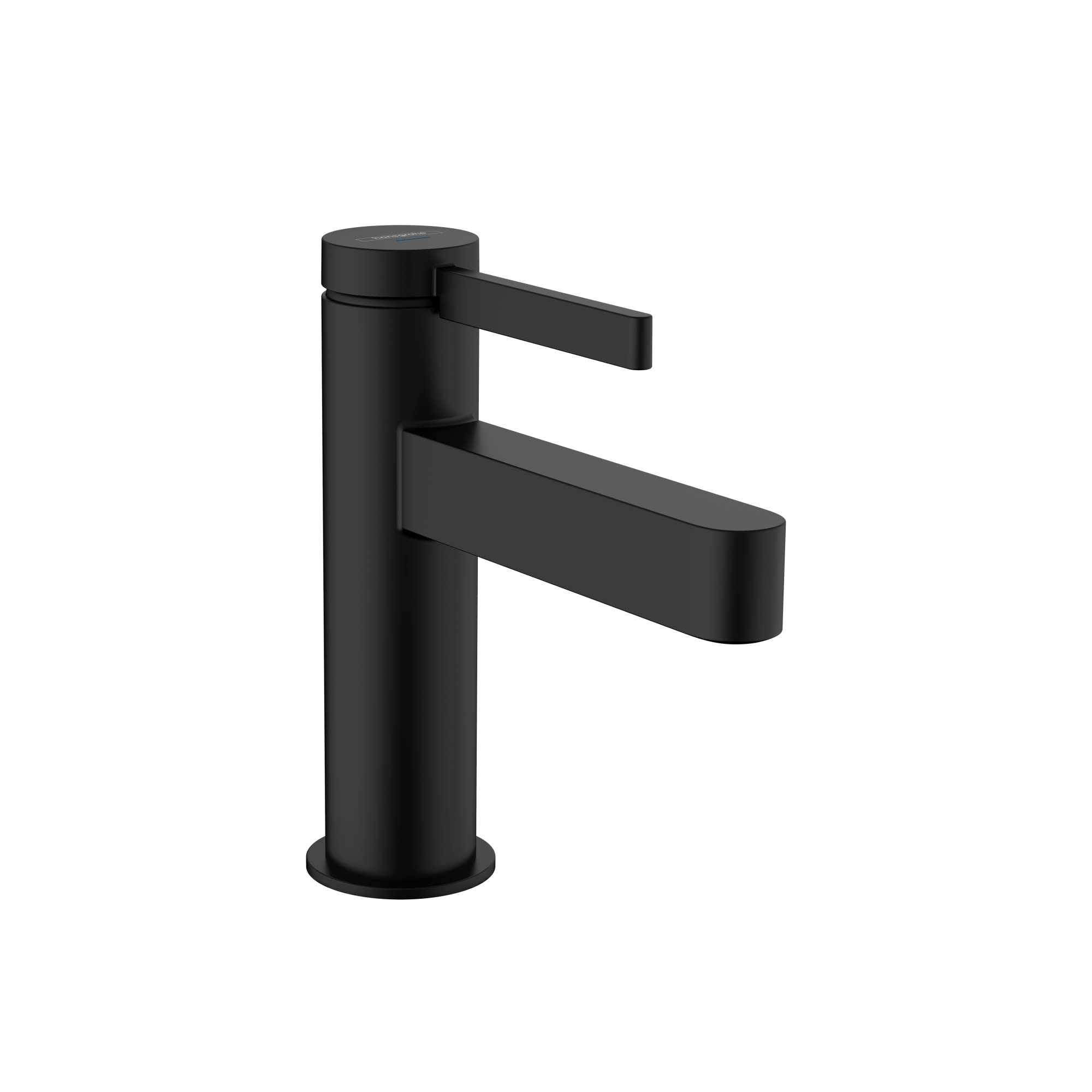 hansgrohe Finoris Modern 1-Handle 1-Hole Bathroom Sink Faucet in Matte Black
