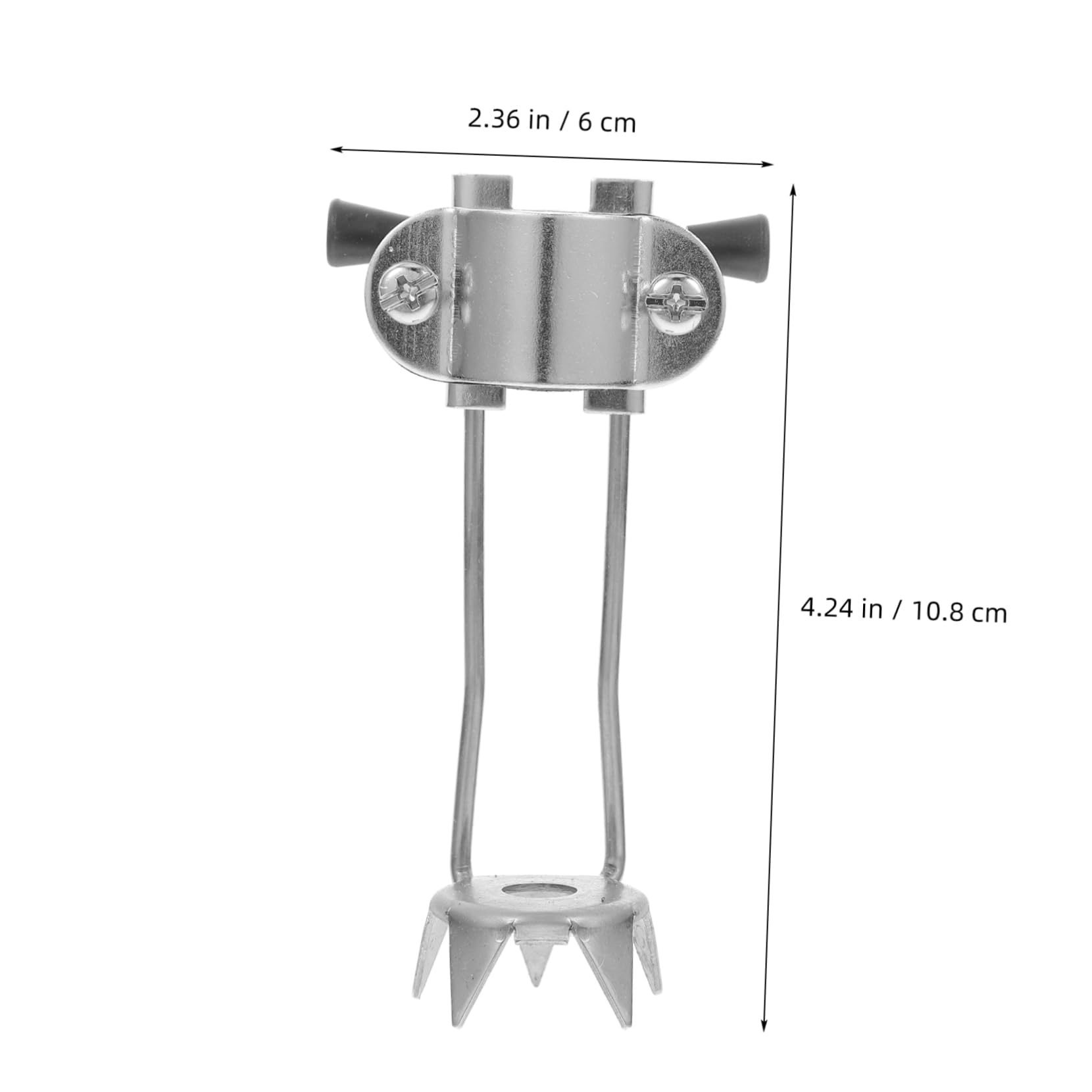BESTYASH Ice Cane Tips with Stainless Steel Ice Traction Cleats Essential Walking Cane Accessories Antiskid Design for Optimal Grip and Stability