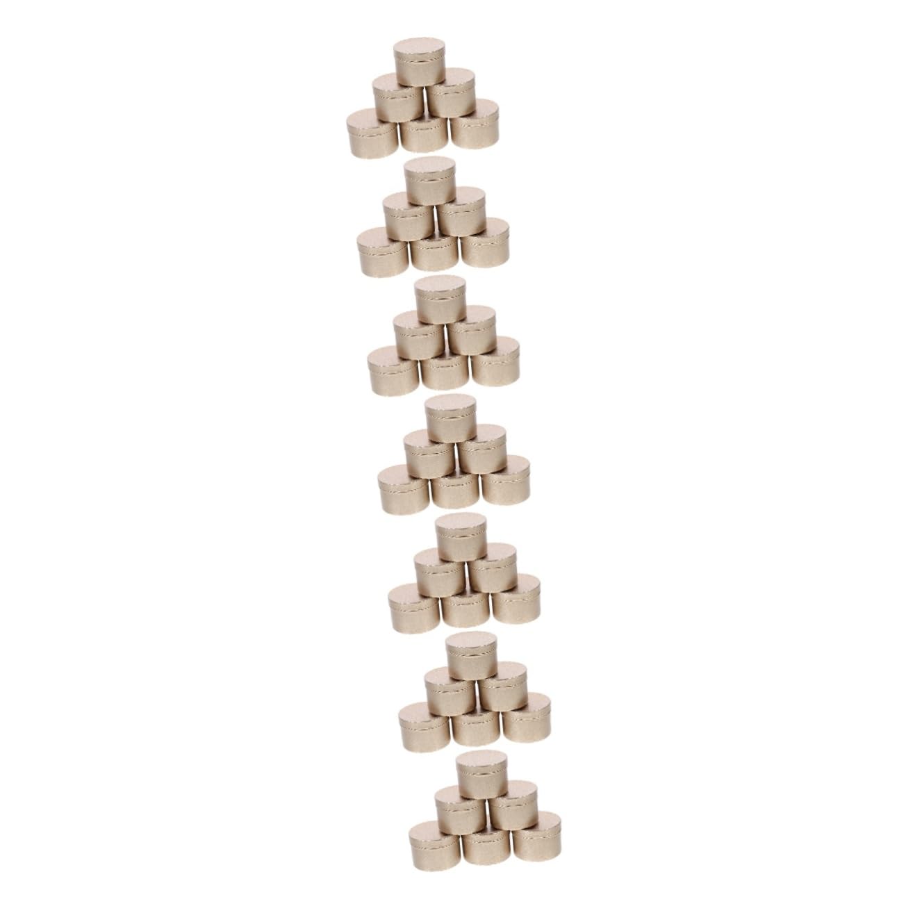 7 set Barattoli di candele natalizie Barattoli di candele fai da te Barattoli di balsami Barattoli di stoccaggio da cucina Candele circolari Cerchio Portacandele vuoto Barattoli di latta con coperchio