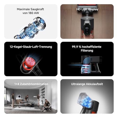 XIAOMI G20 Max bežični usisavač, 180 AW, do 60 minuta, LED zaslon