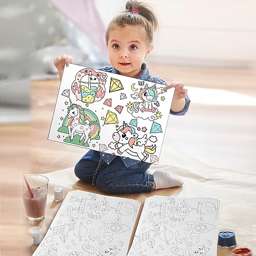 Whaline 24Pcs Hello Summer Coloring Placemats Pool Beach Scene Coloring Activity Paper Mat Hawaii Style Disposable Table Mat For Home Kitchen Table Decor Birthday Party Supplies - View #2
