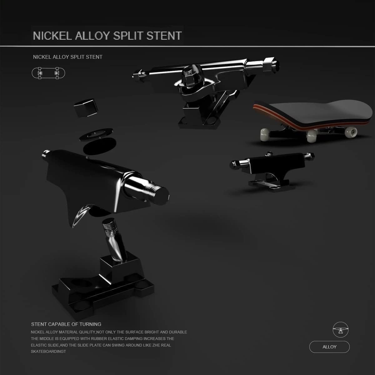 Lently Wood Fingerboards, Mini Fingerboards, 99mmL*29mmW (Big Mouth Cute Dragon) (Angry Shouts)