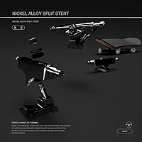 Vista 6 de Lently Diapasones de madera, mini diapasones, 99mmL* 29mmW (Big Mouth Cute Dragon) (llama roja)