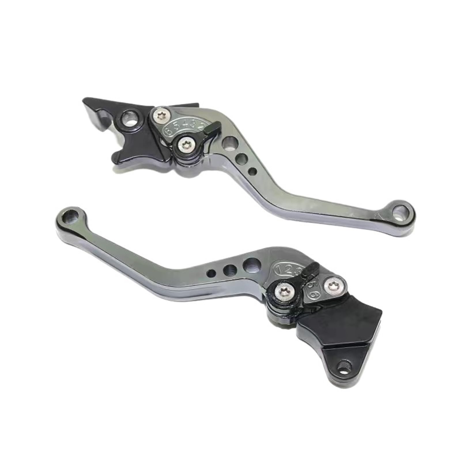 Wkdyriwo Titanium Universal For Motorbike Modification Alloy Motorcycle Brake Handle Cnc Clutch Drum Lever Accessories Foldable Levers Motorcycle Brake Clutch Levers